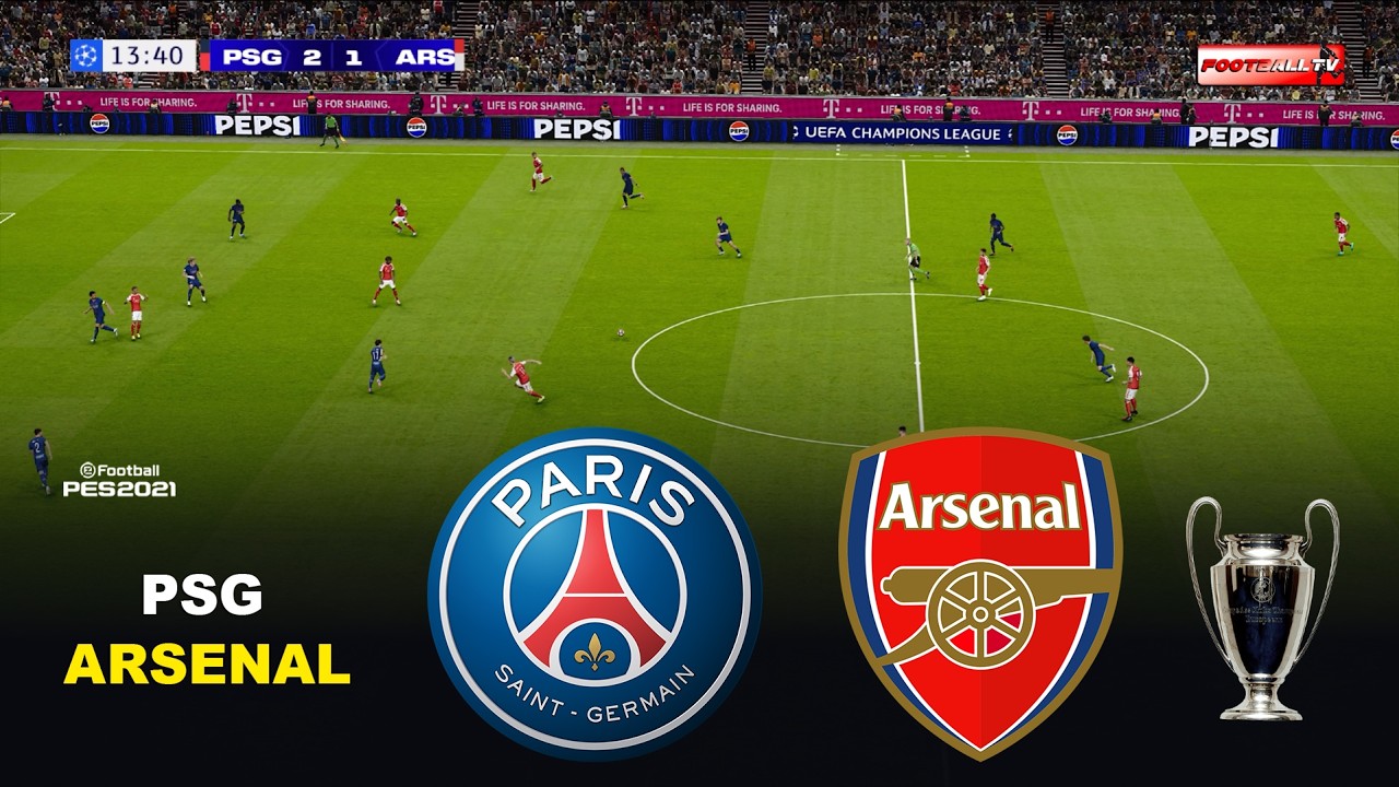 🔴Psg vs Arsenal - UEFA Champions League 2026 FINAL Ucl | eFootball Pes 21 Gameplay