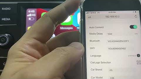 CarlinKit CP2A Enable Wireless Carplay Auto-connect Setting