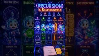 Recursion in 60s 🤯| DSA EP-9 #recursion #dsa #coding #codinginterview #datastructures #programming