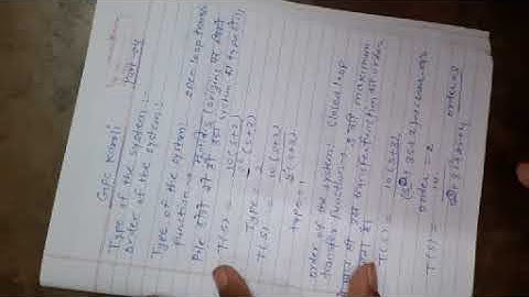 Transfer function part 4 by Gaurav mittal