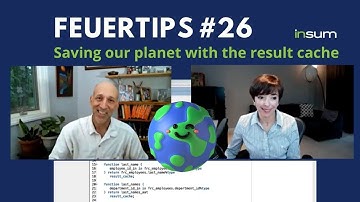 [Feuertips #26] - Saving our planet with the result cache