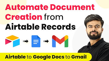 How to Automate Document Creation & Sharing from Airtable Records | Airtable, Google Docs, Gmail