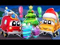 BABY CARS get MAGIC CHRISTMAS GIFTS | Baby Trucks | Car City World App