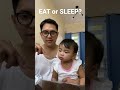 Eat or Sleep? Baby says both! 😅🤪🤣