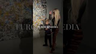 Анна Седокова С Сыном На Выставке Петербургской Художницы Анастасии Климовой Квазар-Вавилон