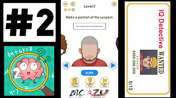 #braingo2 #braingo2solution Brain go 2 level 2 - Iq Detective Walkthrough Gameplay | MC AZU |