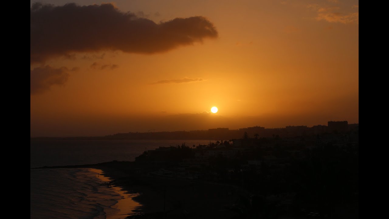 Gran Canaria TIME LAPSE SUNSET Maspalomas - 4K