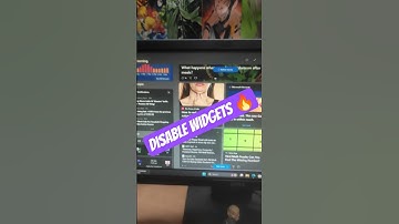 Disable Widgets 🔥|  Day-0467 | Windows Tips window #techreels #reel #short #windows11tips