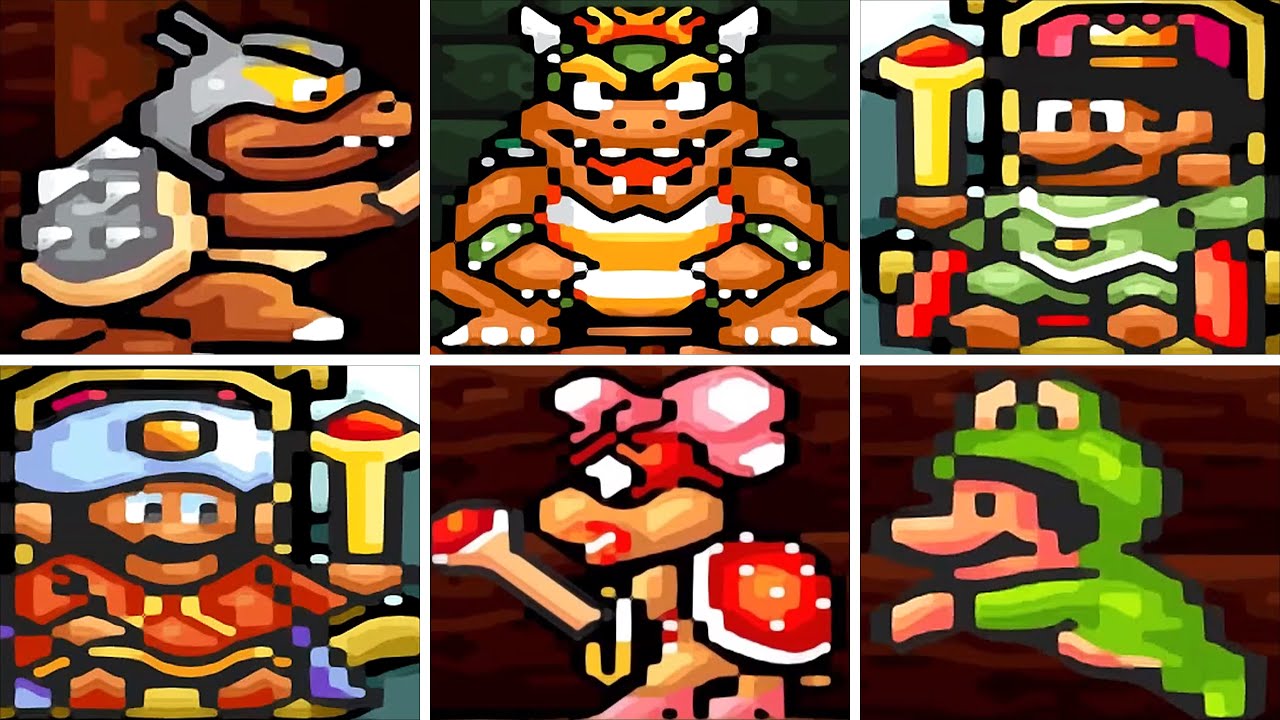 super-mario-bros-3-all-bosses-no-damage-youtube