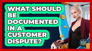 What Should Be Documented In A Customer Dispute?