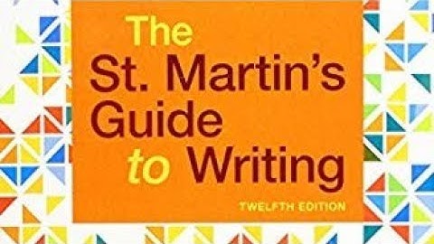 Topic From Book "The St. Martin
