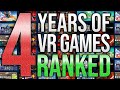 The Best VR Games - 4 Years of VR Games Ranked