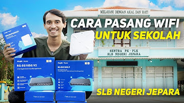 Cara Sebarkan Wifi Ke Sekolah Anti Lemot Dengan AI Ruijie Reyee