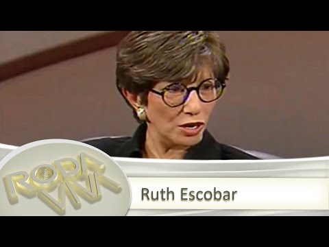 Assista  ntegra da entrevista com Ruth Escobar (19...