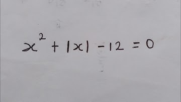 Interesting Quadratic Equation involving absolute value function | #maths #mathematics