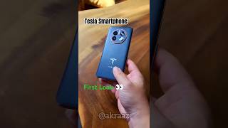 Tesla Smartphone first Look 👀 mind reading smartphone #tesla