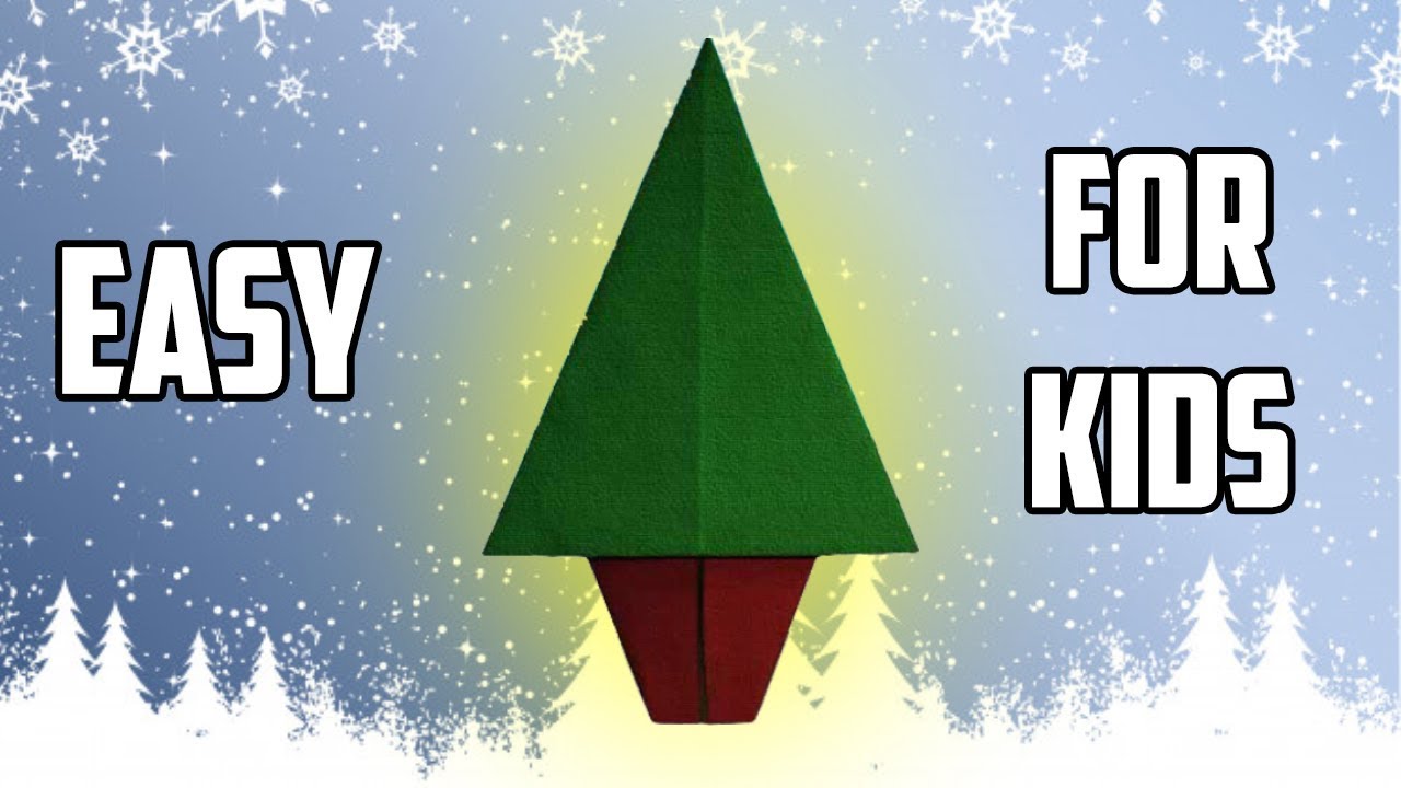 Origami Christmas Tree. (Full HD)