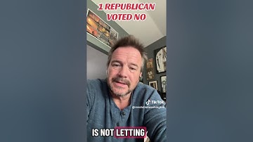 1 Republican voted No!