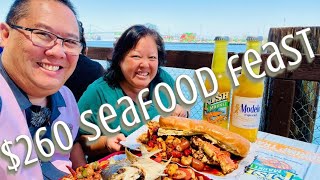 $260 MASSIVE SEAFOOD TRAY | San Pedro Fish Market