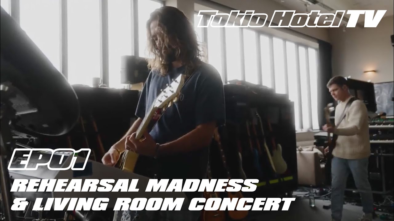 Rehearsal Madness & Livingroom concert! Tokio Hotel TV 2023 / EP01 YouTube