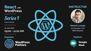 React with WordPress Workshop Series I