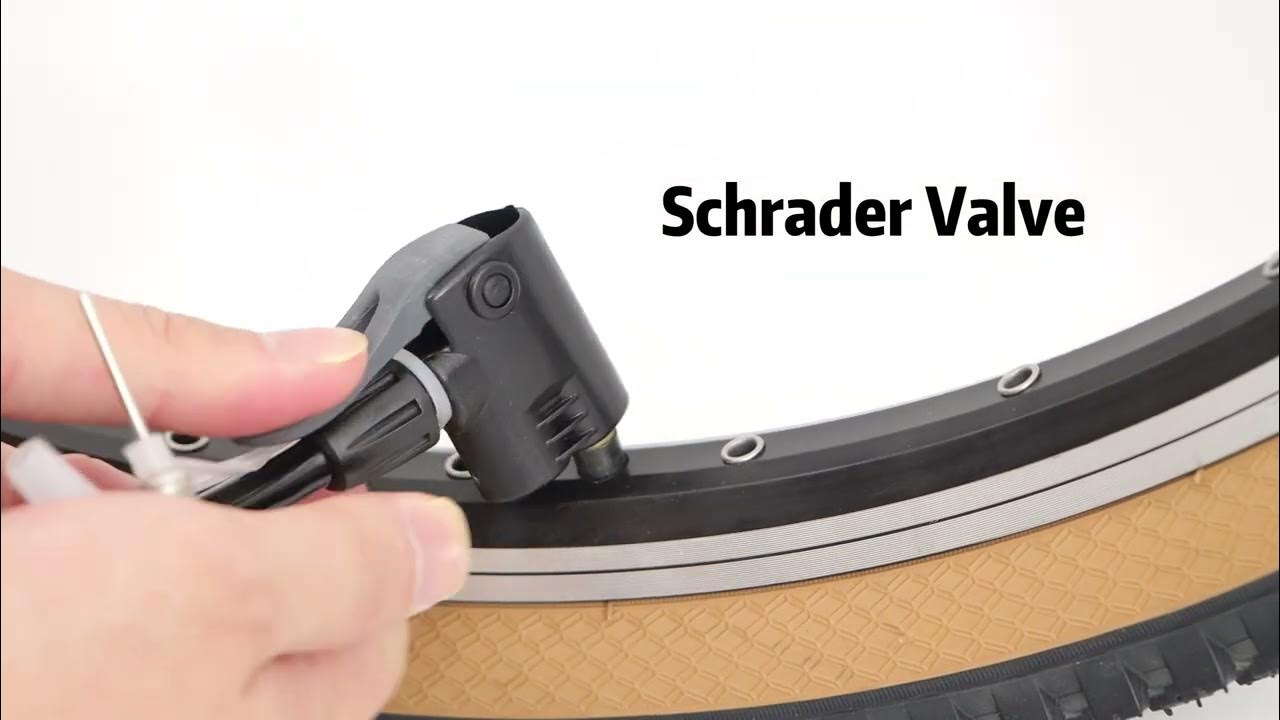 Hycline Bike Floor Pump, Clever Valve for Both Presta and Schrader