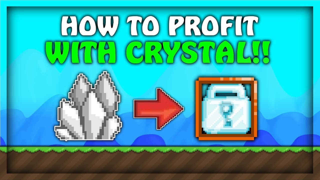 HOW TO PROFIT WITH CRYSTAL!!🔥 - Growtopia - YouTube
