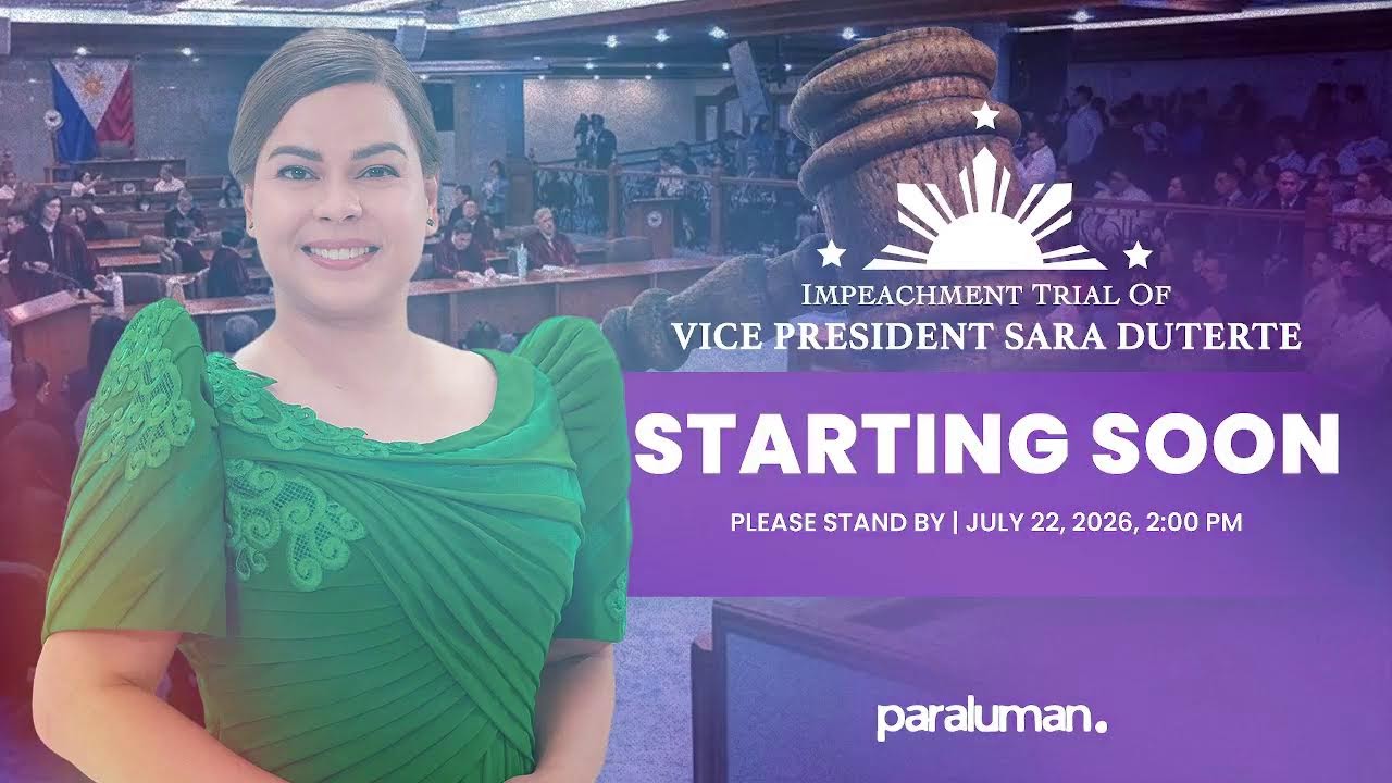 Impeachment Trial of VP Sara Duterte, Day 9 | Paraluman News Special Coverage (July 22, 2026)