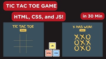 Build a Tic Tac Toe Game with HTML, CSS, and JavaScript | Step-by-Step Guide [COMPLETE VIDEO]