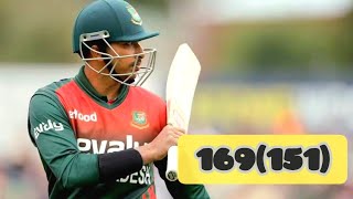 সৌম্য সরকারের মারকুটে ১৬৯ রানের ইনিংস। Soumya Sarkar 169 vs NZ