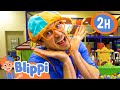 Blippi Learns about Body Parts in an Indoor Playground! | 2 HOURS OF BLIPPI SCIENCE VIDEOS!