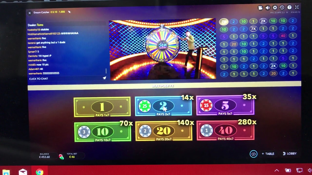 How to win Dream catcher casino 7x win YouTube
