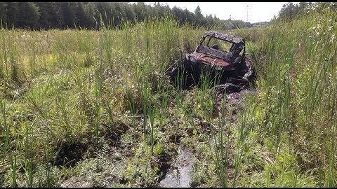 A bad day for the Polaris RZR, 2 broken axles!  I beat on it pretty hard!  PowerModz!