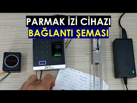 Parmak İzi Okuyucu Bağlantı Şeması | Buton Kilit Karşılığı ve Adaptör Bağlantısı Nasıl Yapılır