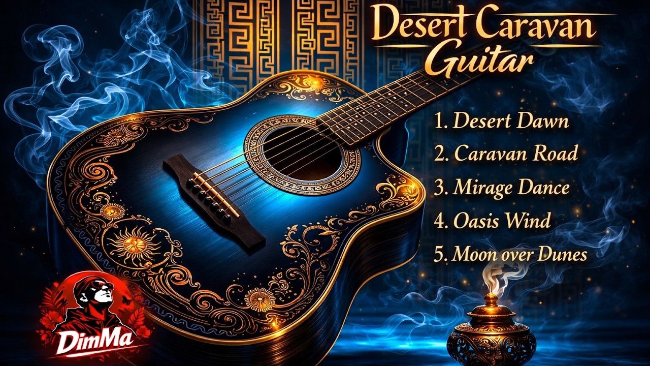 DimMa — Desert Caravan Guitar | Relaxing Arabian Desert Guitar Music