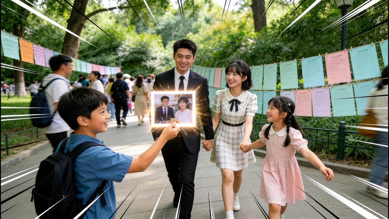 6年前龍鳳胎萌寶被謊稱死亡，母親傷心欲絕。六年後在相親角，一家再次聚集，互不相識的他們，最後竟然享受天倫之樂！#短劇 #drama #甜寵 #萌娃