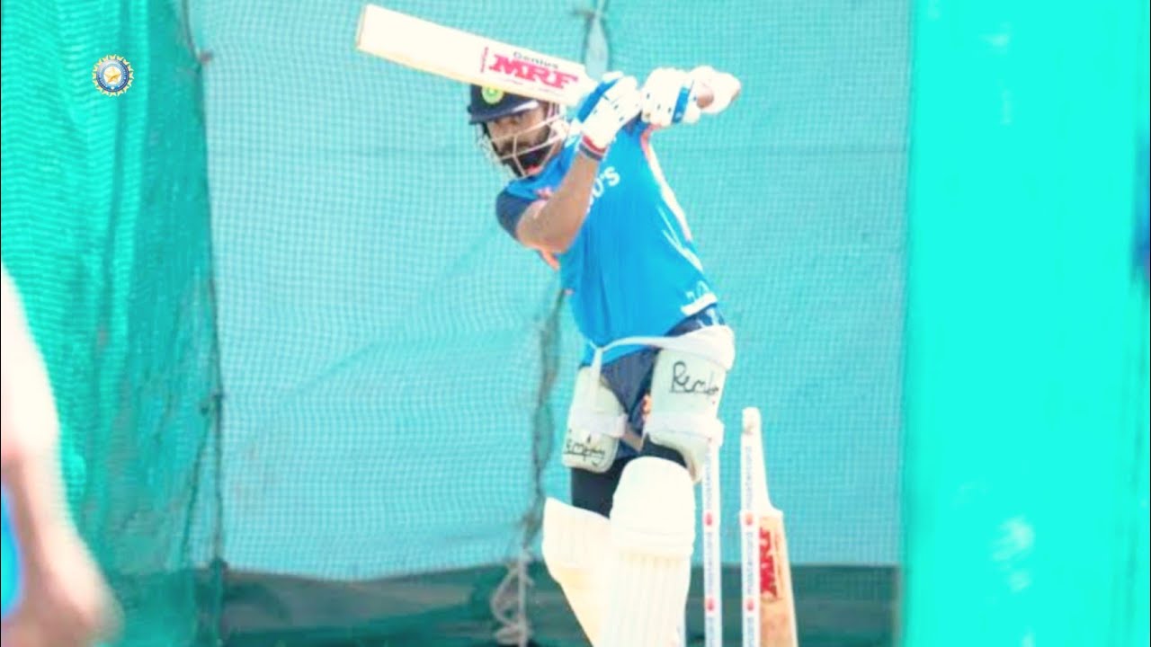 Virat Kohli practice in nets today at Delhi before Ind vs Aus 2nd Test, Team India practice