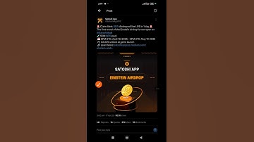 How to Participate in EINSTEN Airdrop in Satoshi App