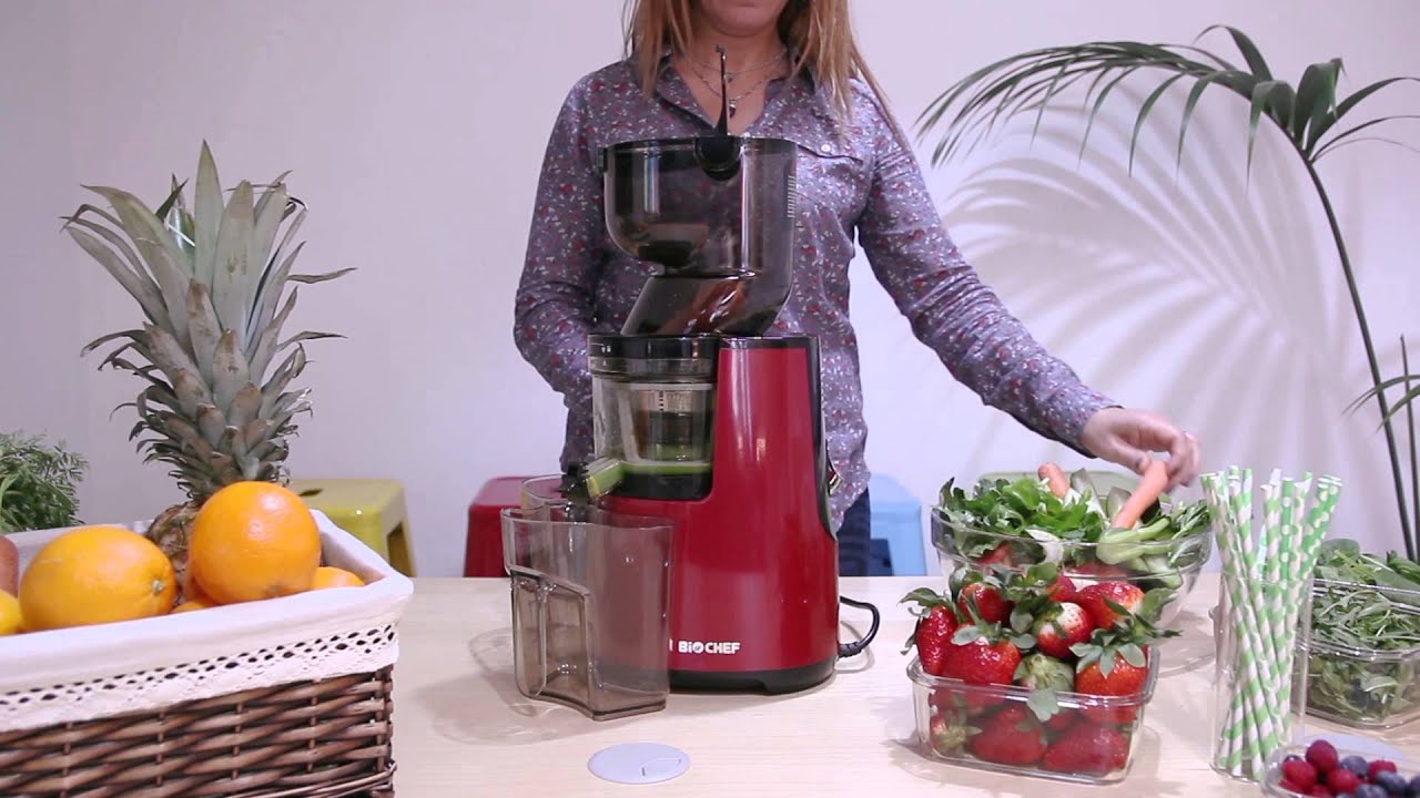 Extractor de jugos Biochef Altas PRO Whole Slow Juicer pro
