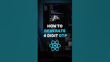 OTP generator in JavaScript - JavaScript Tutorial - #javascript #reactjs #shorts