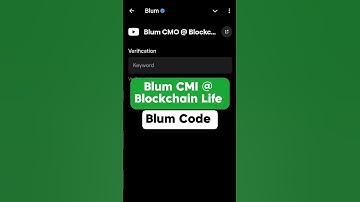 Blum Cmo @ Blockchain Life | Blum Code | Blum Cmo @ Blockchain Life Blum Video Code #blum #code