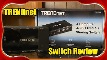 TRENDnet TK-U404 4-Port USB 3.1 Switch Review
