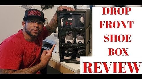 Drop Front shoe box Review