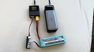 Charging a LiPo battery from the ISDT 608PD and the Anker PowerCore 737 @100W