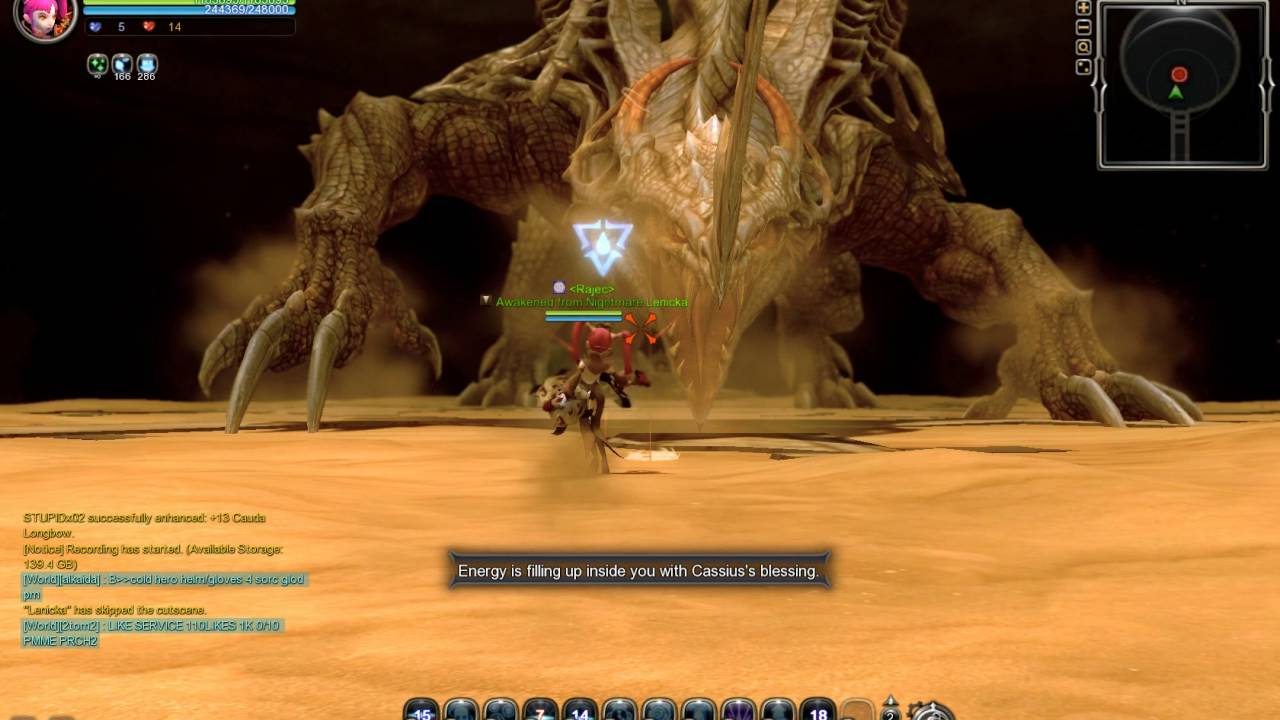 Dragon Nest SEA Level 90 Smasher in Duel Desert Dragon Nest office 2019