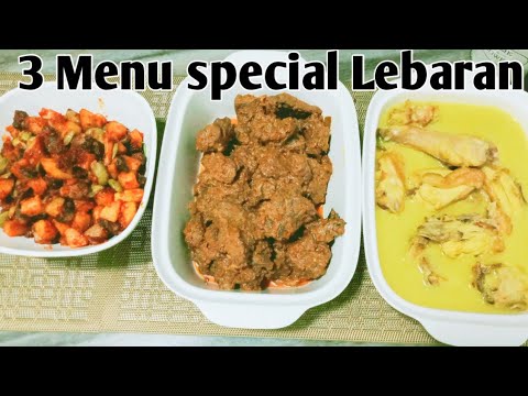 3 Special Menu  di Hari Raya  Selalu jd menu  pilihan 