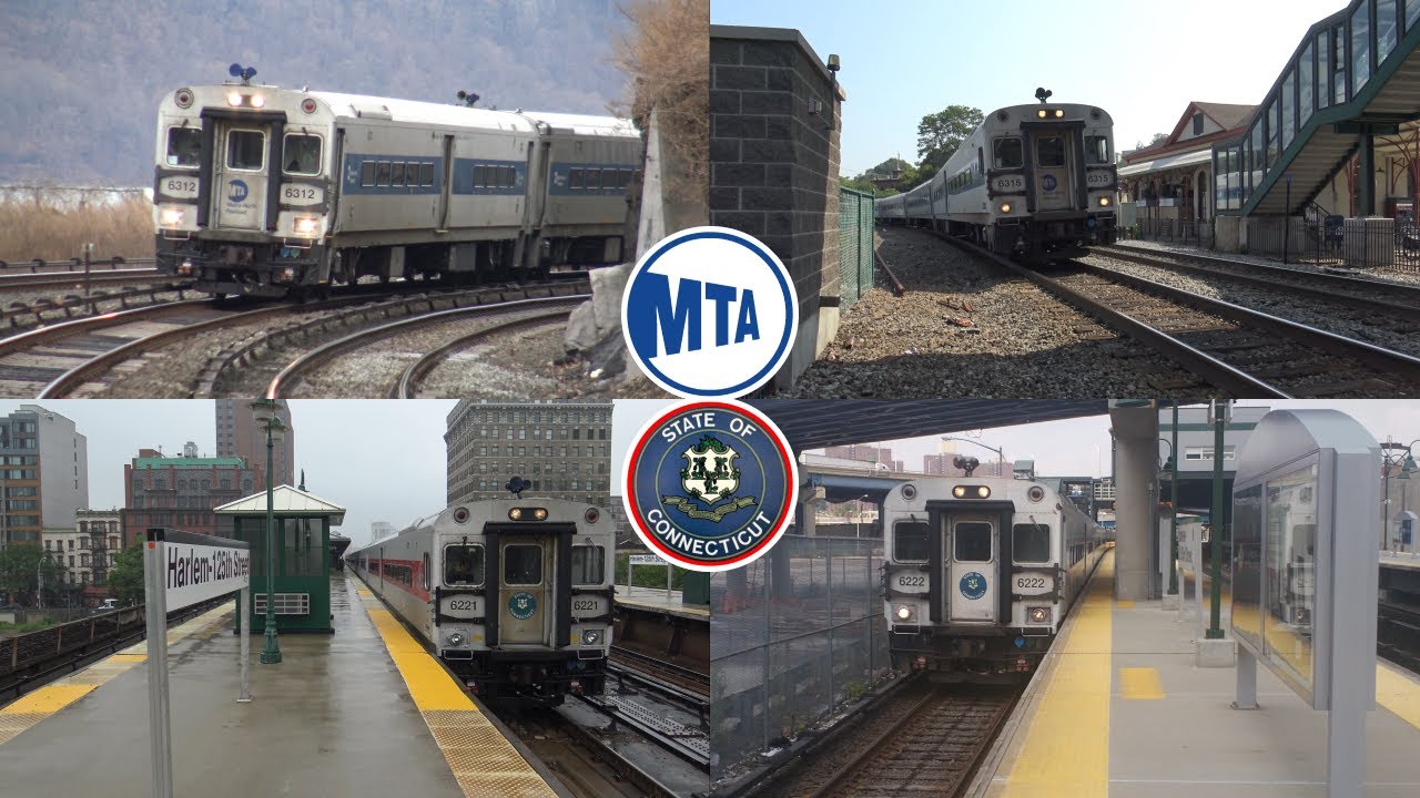 Metro North / CTDOT Bombardier Shoreliner Leslie RS2M Compilation
