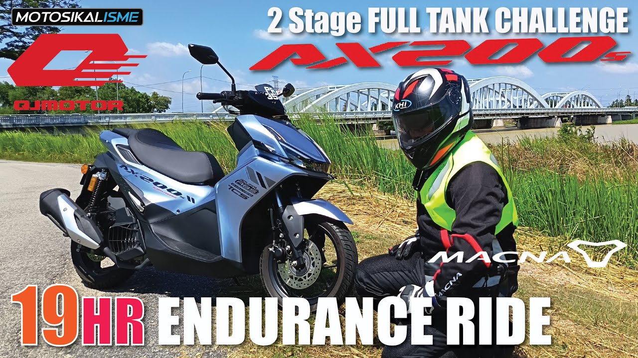 QJMOTOR AX200S | HYPER ENDURANCE RIDE & 2 STAGE FULL TANK 10L CHALLENGE + MOUNTAIN CLIMB PURSUIT