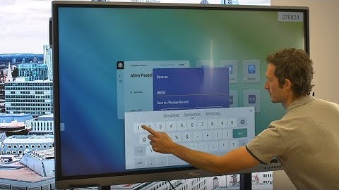 Optoma Creative Touch 5-Series Interactive Flat Panels Tutorial