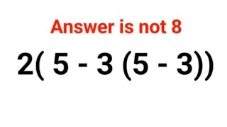 25-35-3 The Answer Is Not 8. Many Got It Wrong Ukraine Math Test